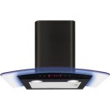 A1/EKP60BL Refurbished CDA EKP60BL 60cm Cooker Hood Black With Curved Glass Canopy