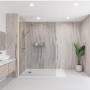 Grey Marmo Linea Wall Panel 1200mm Post Formed with Tongue and Groove - Mermaid