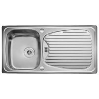 Leisure Sinks EL9501 Euroline Stainless Steel 950x508 1.0 Bowl Taphole Reversible Polished