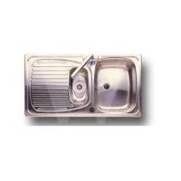 Leisure Sinks EL9502 Euroline Stainless Steel 950x508 1.5 Bowl Taphole Reversible Polished
