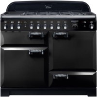 Rangemaster ELA110DFFBL 118100 Elan Deluxe 110cm Dual Fuel Range Cooker - Black