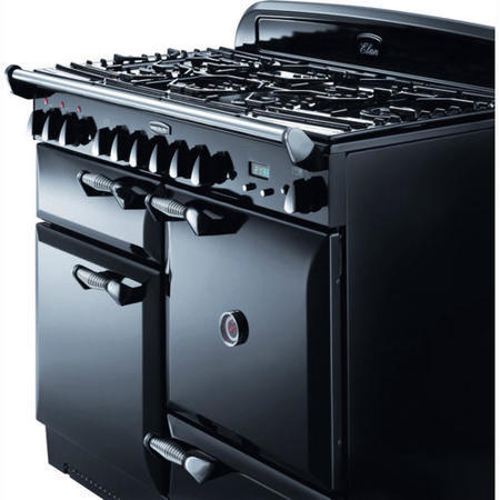 Rangemaster 73220 Elan 110cm Dual Fuel Range Cooker - Black