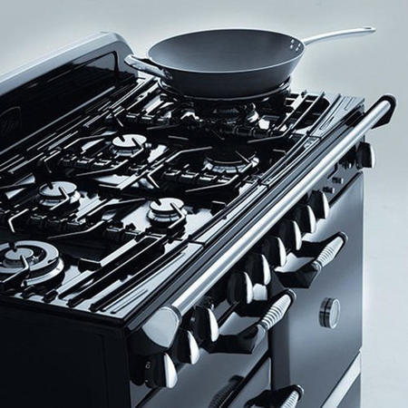 Rangemaster 73220 Elan 110cm Dual Fuel Range Cooker - Black