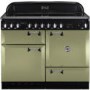 Rangemaster 101000 Elan 110cm Electric Range Cooker With Ceramic Hob - Olive Green
