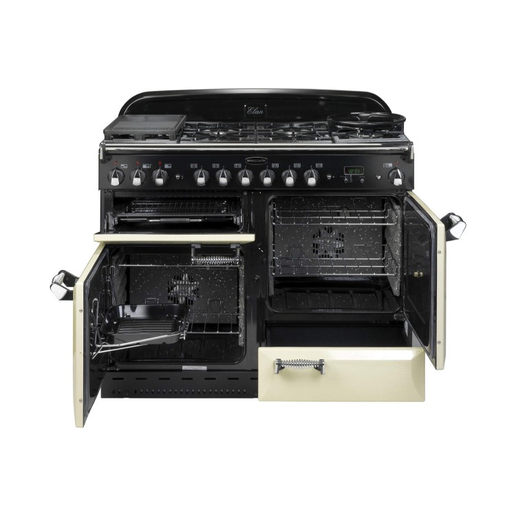 Rangemaster 75170 Elan 110cm Electric Range Cooker With Ceramic Hob - Cream