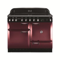 Rangemaster 101210 Elan 110cm Electric Range Cooker With Induction Hob - Cranberry