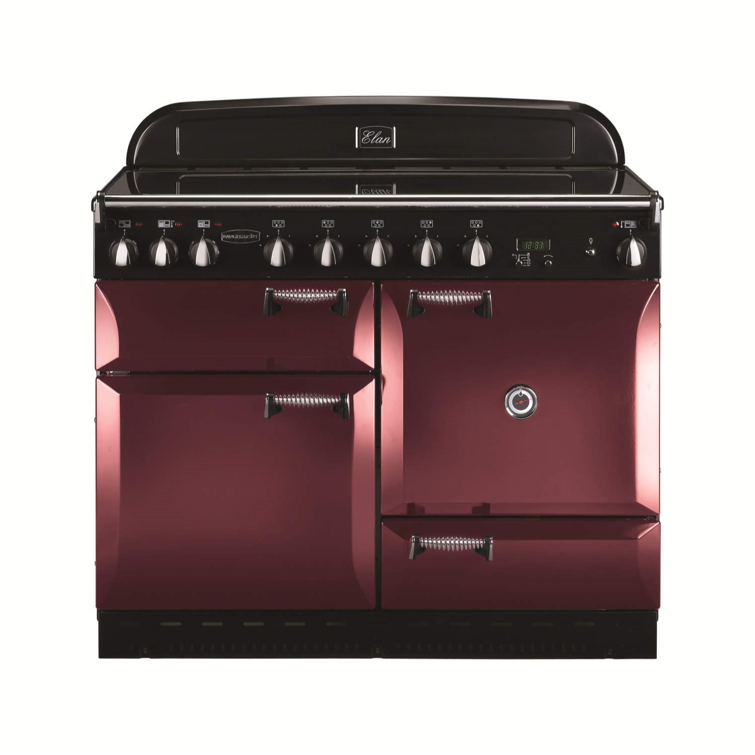 Rangemaster 101210 Elan 110cm Electric Range Cooker With Induction Hob Cranberry ELAS110EICY