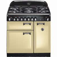 Rangemaster 72920 Elan 90cm Dual Fuel Range Cooker in Cream & Chrome