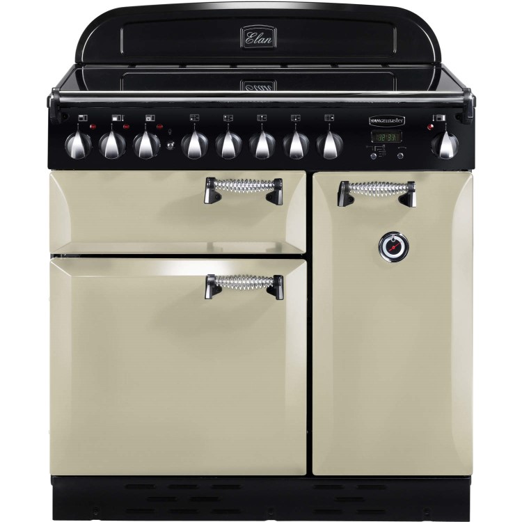 Rangemaster 75190 Elan 90cm Electric Range Cooker With Ceramic Hob - Cream