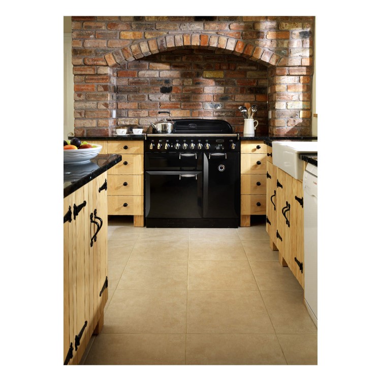 Rangemaster 75190 Elan 90cm Electric Range Cooker With Ceramic Hob - Cream