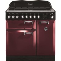 Rangemaster 101170 Elan 90cm Electric Range Cooker With Ceramic Hob - Cranberry