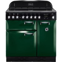 Rangemaster 74850 Elan 90cm Electric Range Cooker With Ceramic Hob - Green