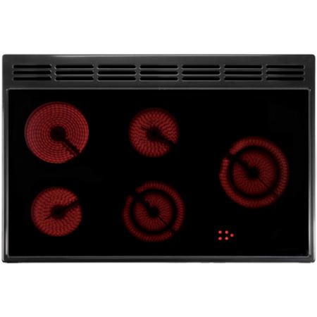 Rangemaster 75190 Elan 90cm Electric Range Cooker With Ceramic Hob - Cream