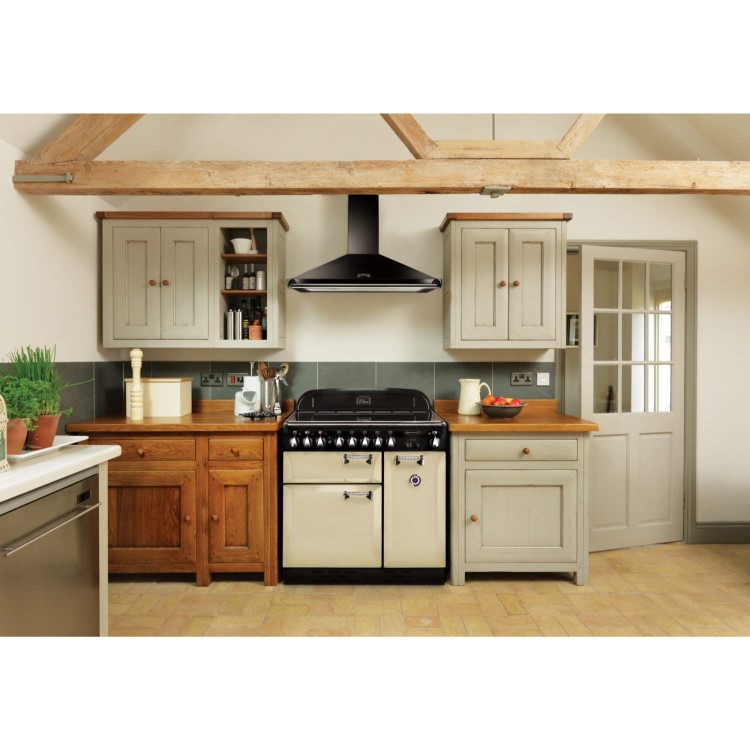 Rangemaster 75190 Elan 90cm Electric Range Cooker With Ceramic Hob - Cream