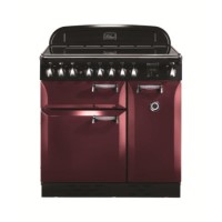 Rangemaster 101180 Elan 90cm Electric Range Cooker With Induction Hob - Cranberry