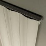 Beige Vertical Wave Designer Single Panel Radiator 1600 x 490mm - Elbrus