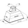 GRADE A1 - As new but box opened - Elica ELIBLOC_HT_80 Elibloc HT High Performance 72cm Canopy Hood in Silver Grey