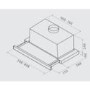 Refurbished Elica Elite ELITE1460 60cm Telescopic Canopy Cooker Hood Stainless Steel