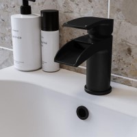 Black Mono Basin Mixer - Elina Black Mono Basin Mixer - Elina