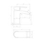 Black Waterfall Basin Mixer Tap & Freestanding Tap Pack - Elina