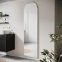 Arched Backlit Heated Tall Bathroom Mirror with Lights 500 x 1800mm - Elod
