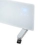 electriQ 750W Smart Slim Gloss White Glass Panel Heater Wall Mounted or Skirting Fitted Bathroom Safe Energy Efficient