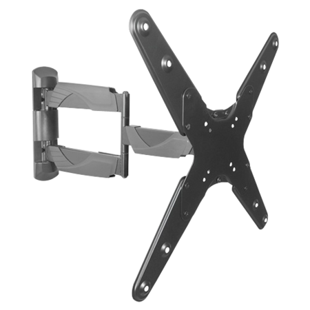 Refurbished electriQ Swivel - Multi-Action Articulating TV Wall Bracket for TVs up to 55" with VESA