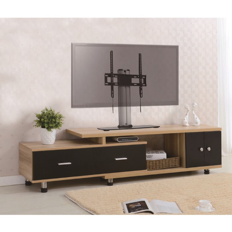 GRADE A2 - electriQ Table Top TV Pedestal Stand for TVs up to 65" with VESA upto 600 x 400