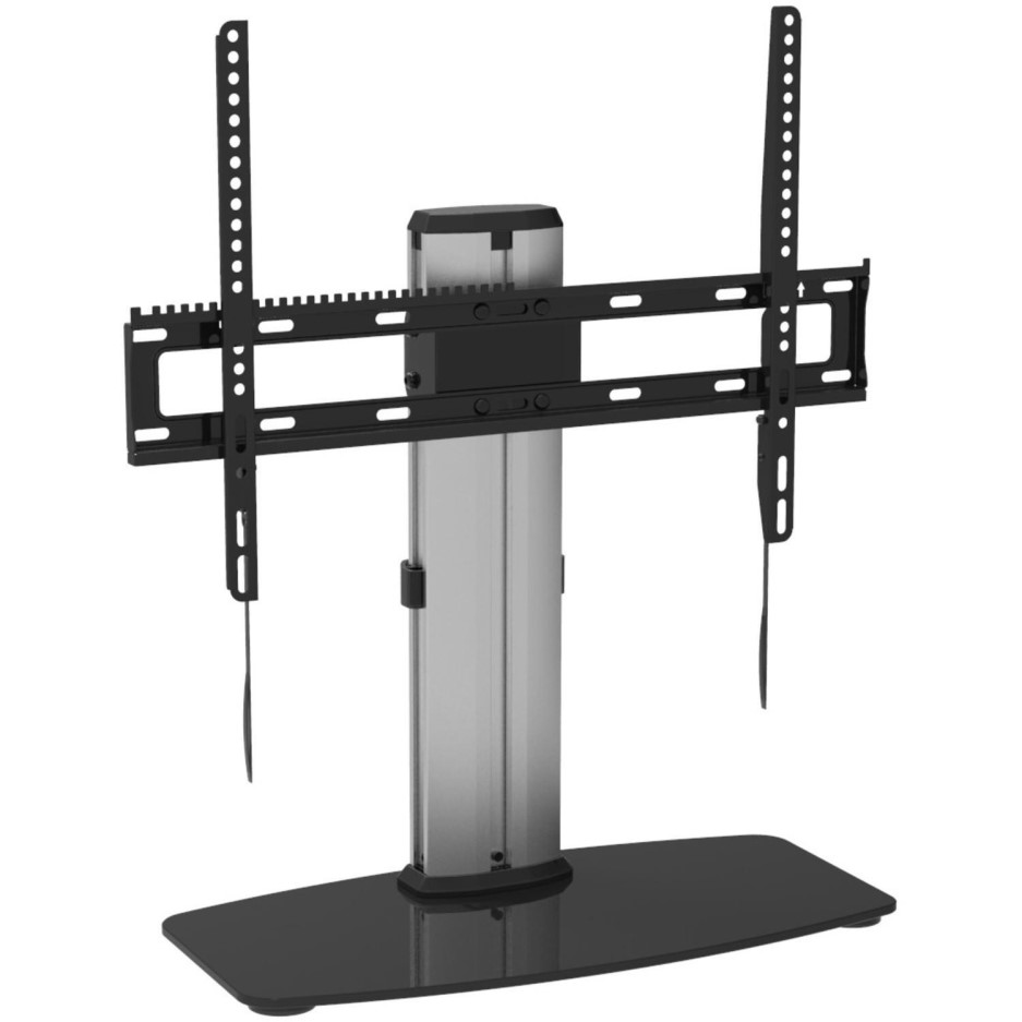 electriQ Table Top TV Pedestal Stand for TVs up to 65" with VESA upto