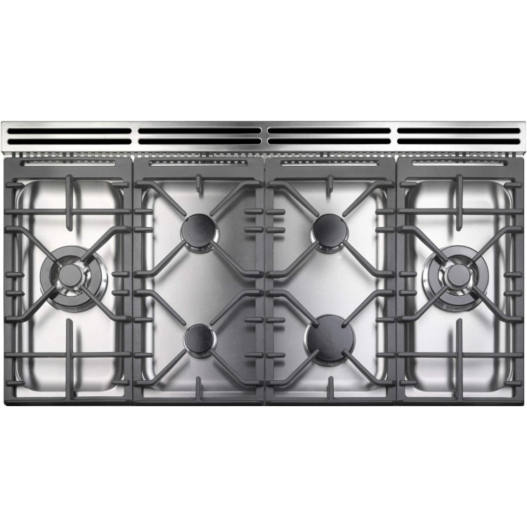 Refurbished Rangemaster Elise ELS110DFFCB 110cm Dual Fuel Range Cooker Charcoal Black and Brushed Nickel