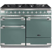 Rangemaster Elise 110cm Dual Fuel Range Cooker - Mineral Green