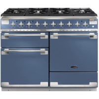 Rangemaster Elise 110cm Dual Fuel Range Cooker - Stone Blue
