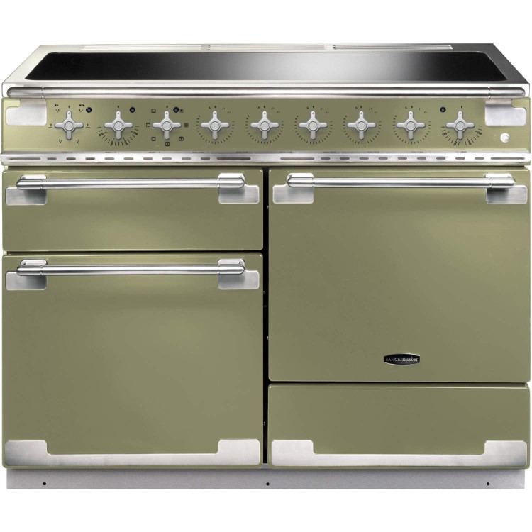 Rangemaster 10576 Elise 110 Electric Range Cooker With Induction Hob - Olive Green