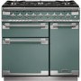 Rangemaster Elise 90cm Dual Fuel Range Cooker - Mineral Green