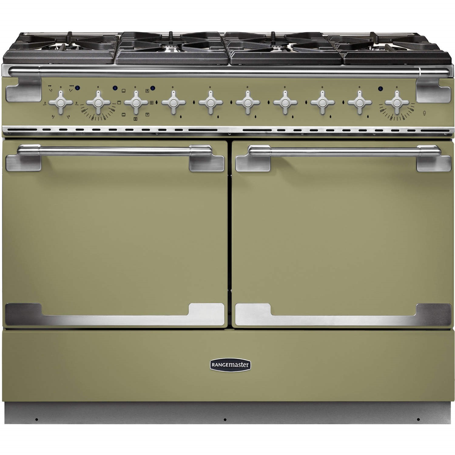 Rangemaster 10578 Elise SE 110cm Dual Fuel Range Cooker Olive Green
