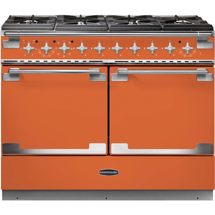 Rangemaster 100580 Elise SE 110cm Dual Fuel Range Cooker - Orange