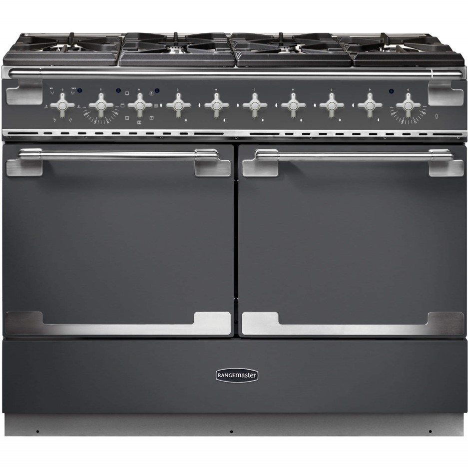 Rangemaster 10577 Elise SE 110cm Dual Fuel Range Cooker Slate ELSSE110DFFSL Appliances Direct