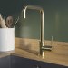 Brass Single Lever Monobloc Kitchen Mixer Tap - Enza Elwood