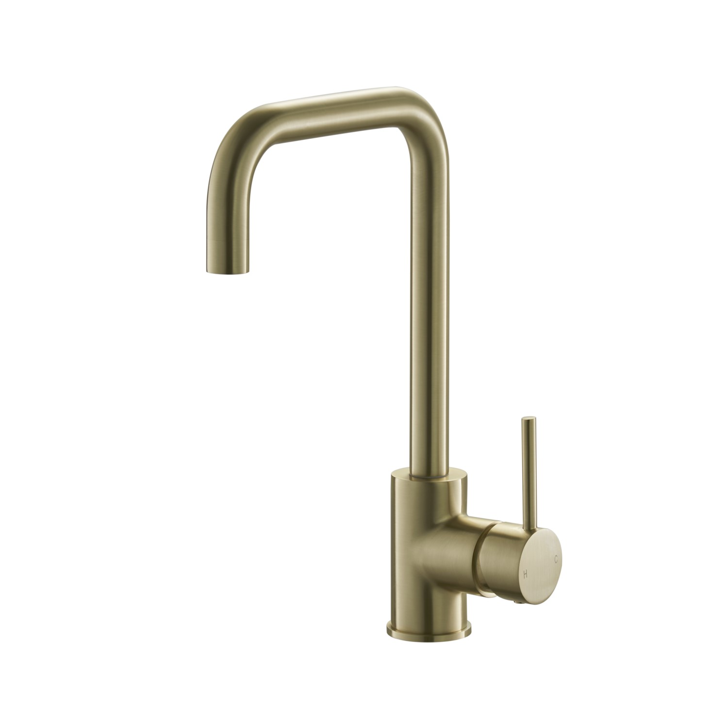 Brushed Single Lever Monobloc Kitchen Mixer Tap Elwood