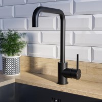 ONLY OPENED - Elwood Single Lever Monobloc Mixer Kitchen Tap- Black