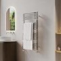 Chrome Curved Towel Radiator 1000 x 500mm - Ember