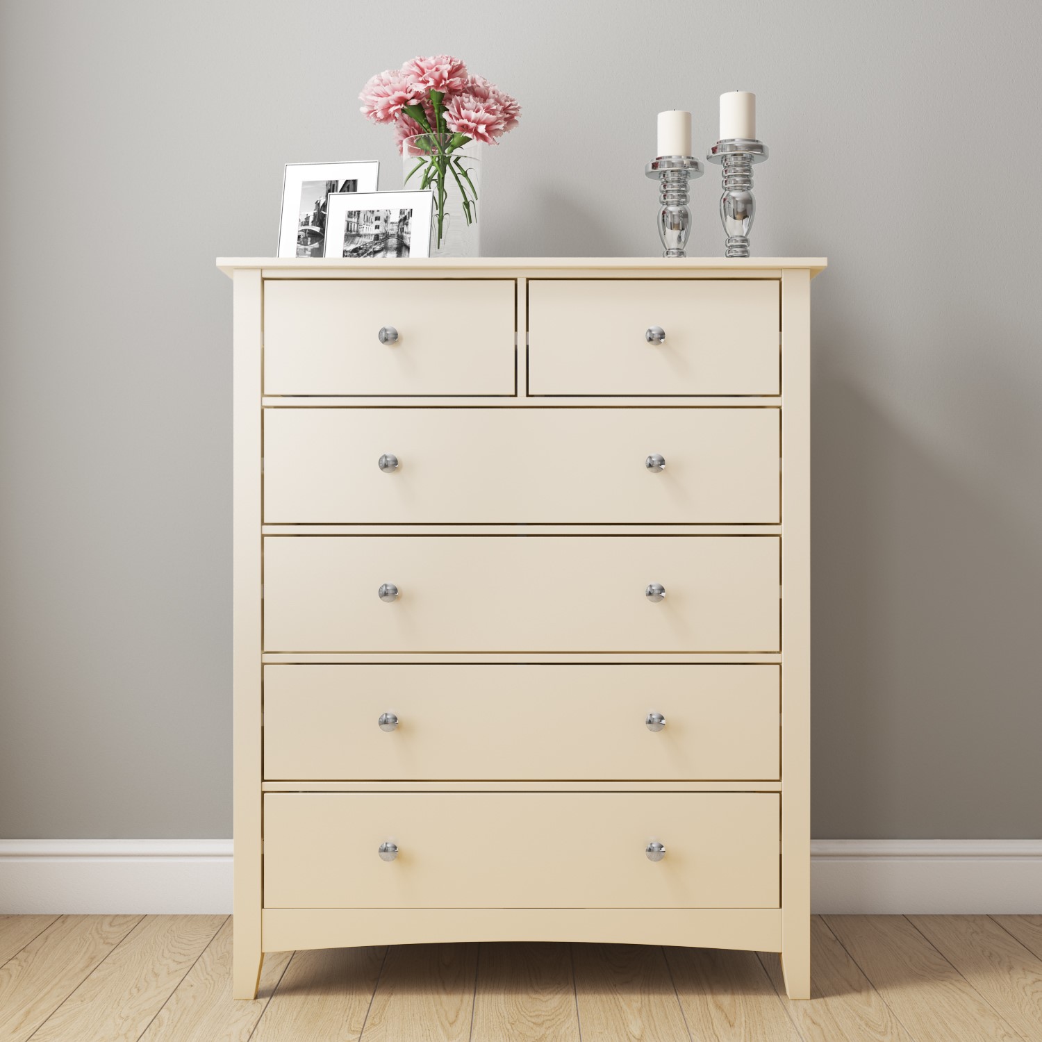 Bedroom Furniture Tall Chest Of Drawers - Cuba 7 Drawer Tall Chest | No ...