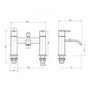Piazza Bath Filler MIxer Tap