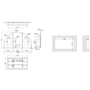 Triple Door Chrome Bathroom Mirror Cabinet with Lights Demister & Shaver Socket 1200 x 690mm - Empire