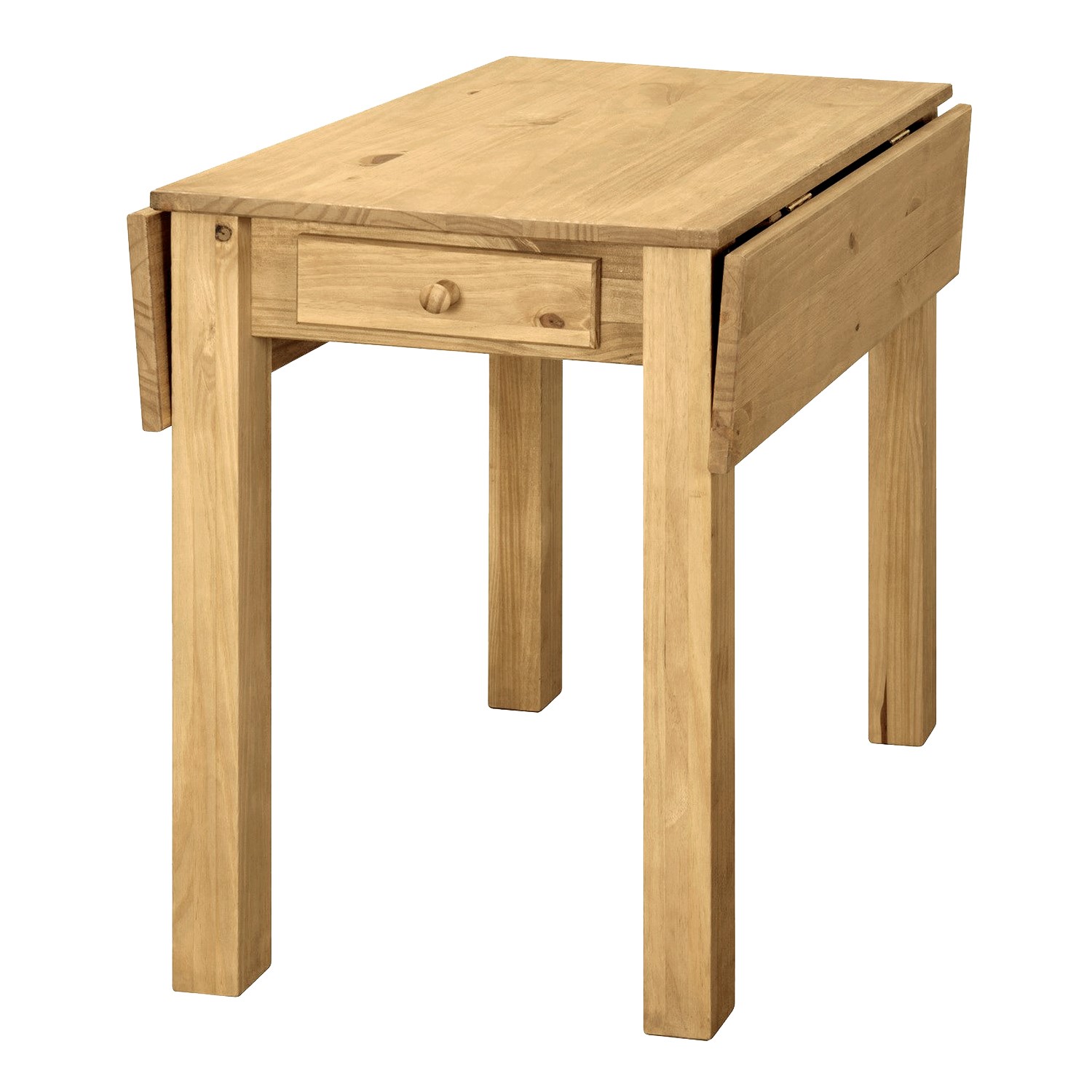 Drop Leaf Dining Table in Solid Pine Seats 2 Emerson EMR004 1185345