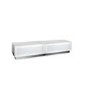 Alphason Element High Gloss Modular TV Unit with Infra red friendly doors in White