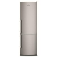 Electrolux EN3451AOX Freestanding Fridge Freezer - Silver With Antifingerprint Stainless Steel Door