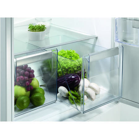 Electrolux EN3453OOX Twintech Frost Free Fridge Freezer in Stainless Steel