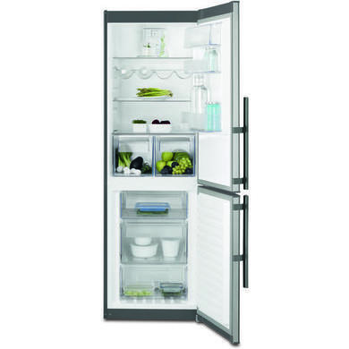 Electrolux EN3453OOX Twintech Frost Free Fridge Freezer in Stainless Steel