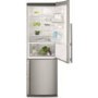 Electrolux EN3481AOX Freestanding Fridge Freezer - Silver With Antifingerprint Stainless Steel Doors